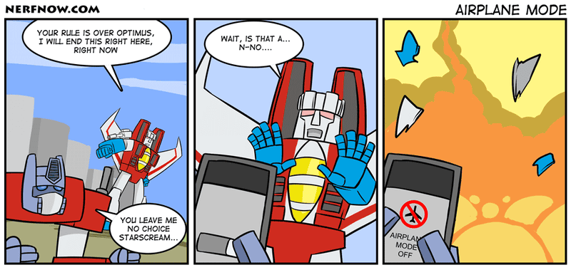 Illustration for article titled Sunday Comics: Airplane Mode